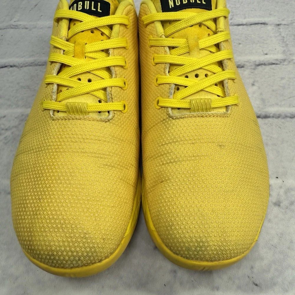NoBull SuperFabric Trainers Lemon Drop Yellow Shoes Men's 12.5 Women's 14 Unisex